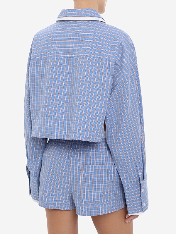 Рубашка жен Ksubi WPS26SH010 blue - 3