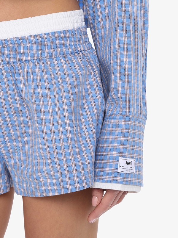 Рубашка жен Ksubi WPS26SH010 blue - 4