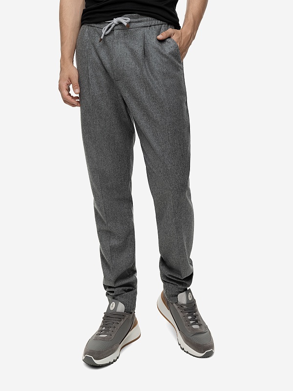 Брюки муж Brunello Cucinelli M038PE1740 GRIGIO MEDIO - 2