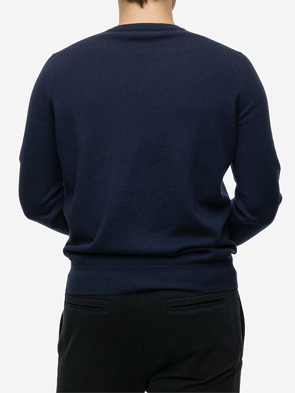 Свитер муж Brunello Cucinelli M2200162 NAVY - 3