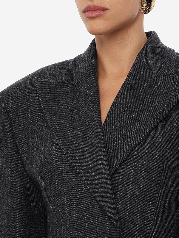 Пальто жен THE ANDAMANE T201019B TNW072 GREY MELANGE - 4