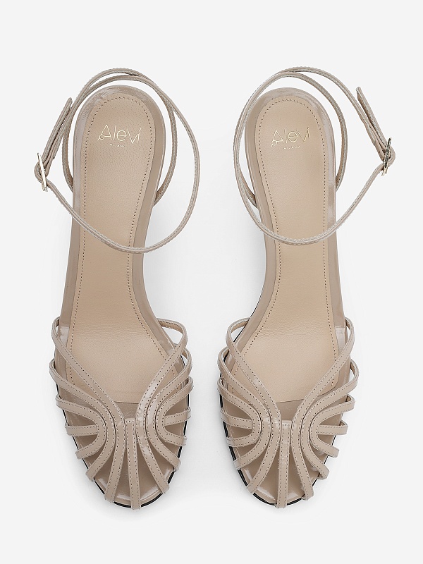 Босоножки (каблук) жен Alevi L26SC006.N.1261X01 SKIN - 3