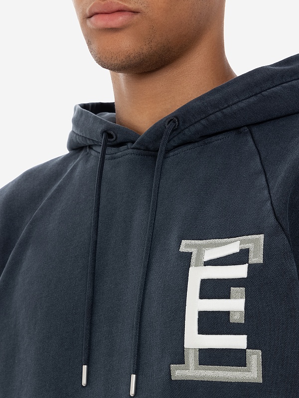 Худи муж Etudes Studio RACING SL UNIVERSITY FADE OUT Navy - 5