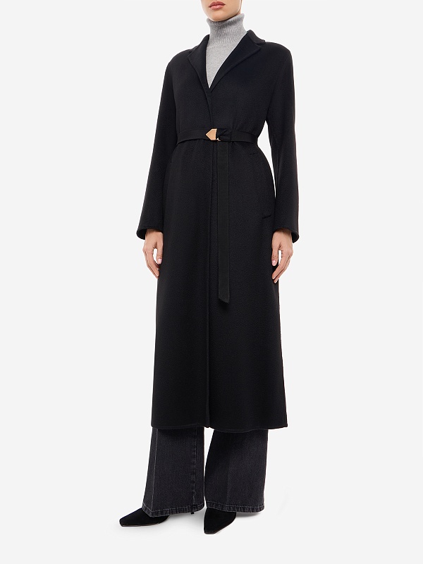 Пальто жен AGNONA AI23P_TL0606_A_D7032 K09 BLACK - 3