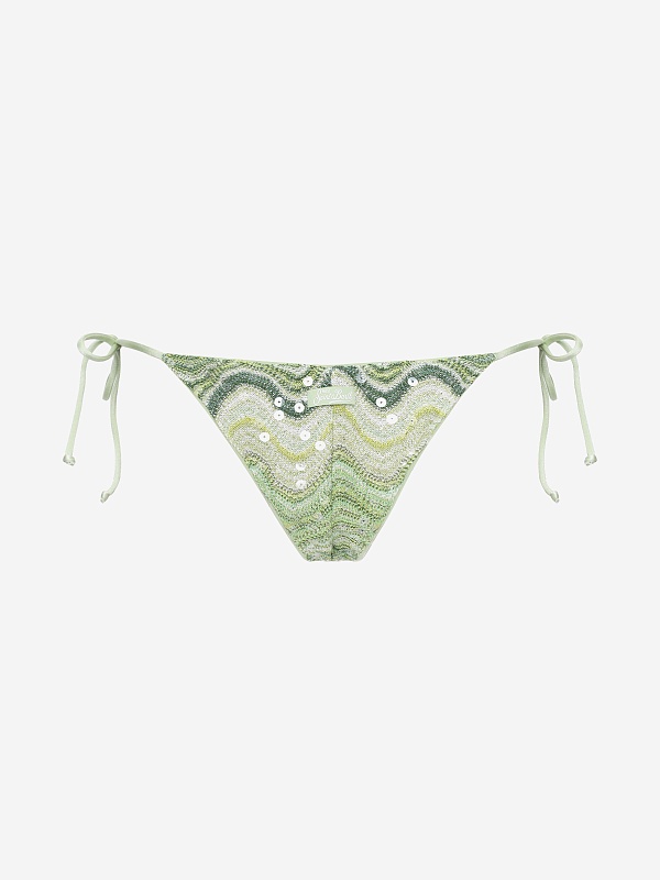 Трусы жен MC2 Saint Barth MRL0001 01209L RACHEL PAILLETTES SEA WAVE SOFT 55 - 1