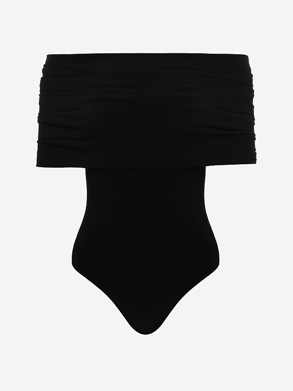 Боди жен Norma Kamali KK126BPLT50001 BLACK - 0