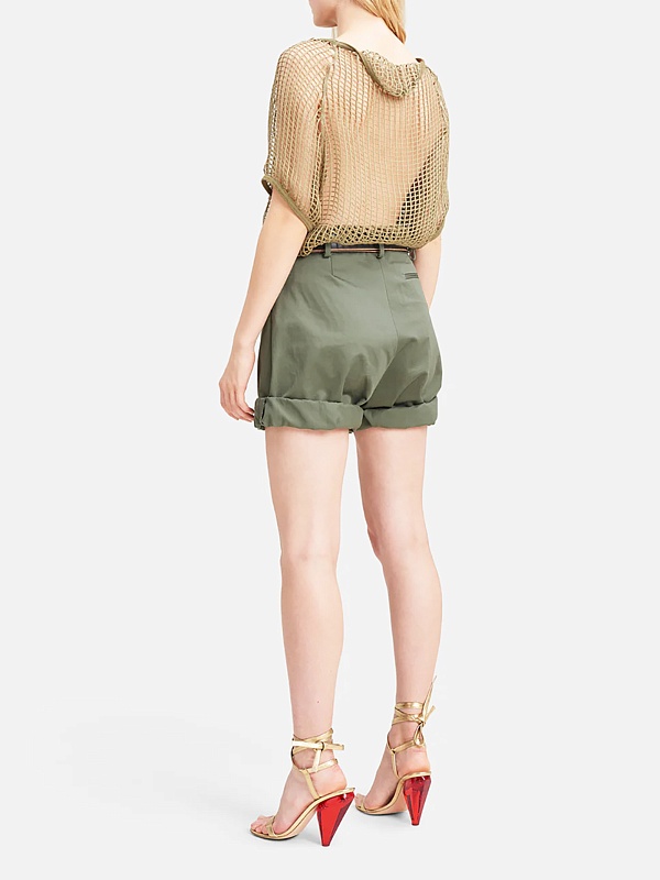 Шорты жен Faith Connexion X1568T00100 Army Khaki - 3