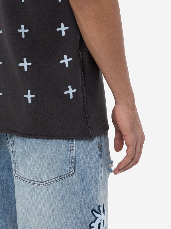 Футболка муж Ksubi MPF25TE019 black - 4