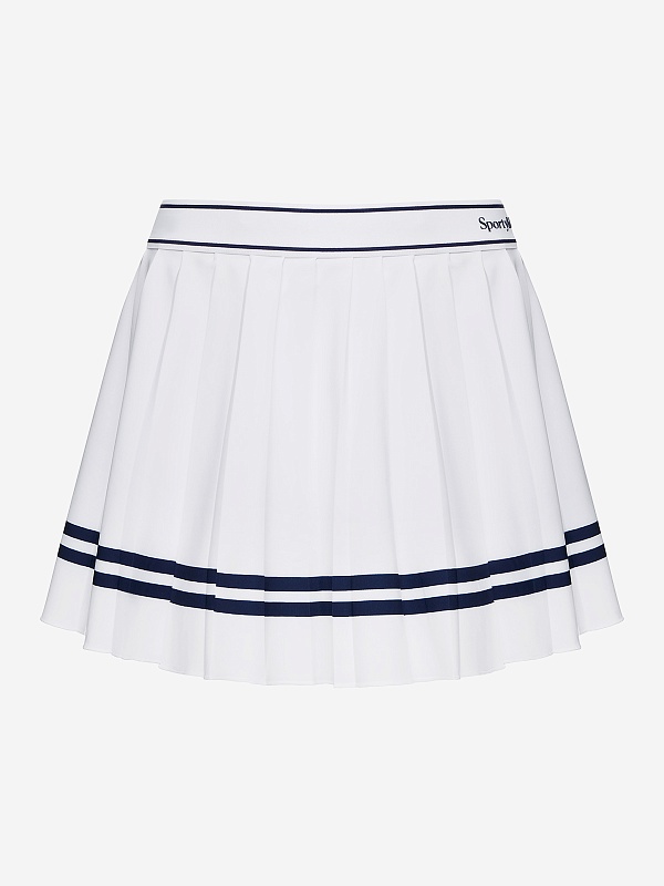 Юбка (спортивная) жен Sporty & Rich SK00561300WH50 White/Dark Navy - 0