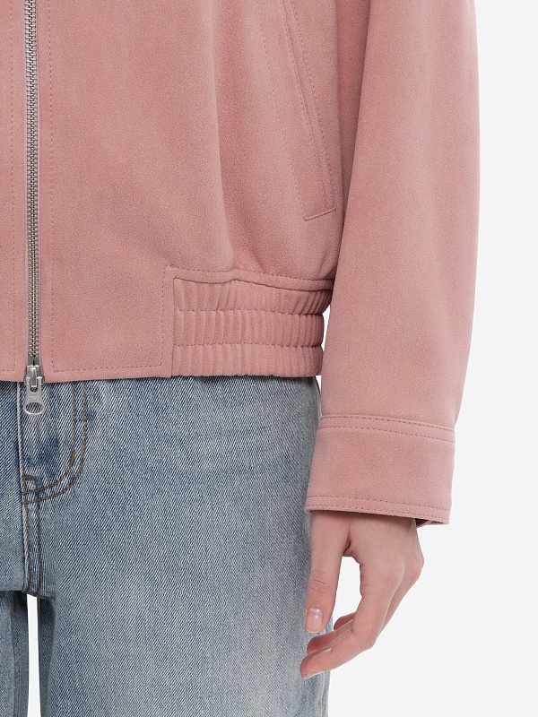 Бомбер жен DUNST UDJU6A107P1 SOFT PINK - 5