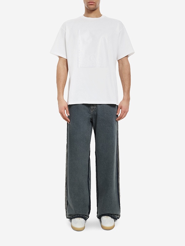 Футболка муж MM6 SH0GC0060 M20048 101 - 1