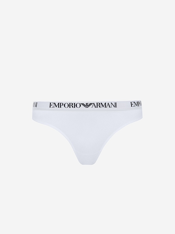 Набор (трусы 2 пары) жен Emporio Armani EW000402 AF13033 M0069 WHITE/WHITE - 1