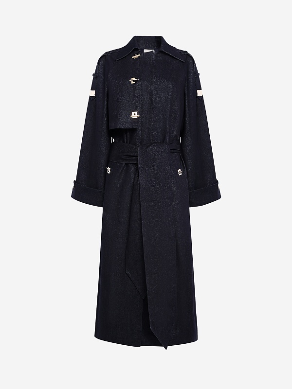 Плащ жен Danamé 126FW1901D SHIMMERING INDIGO - 0