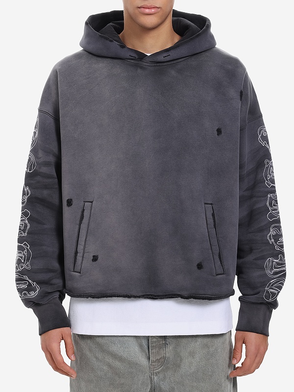 Худи муж PURPLE M4104-HFBG425 BLACK - 2