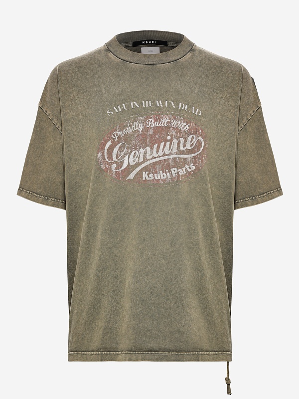 Футболка муж Ksubi MPF25TE012 green - 5