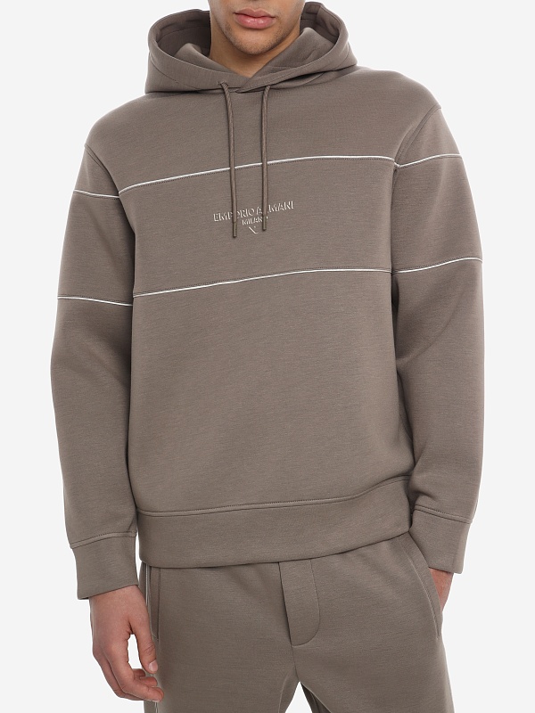 Худи муж Emporio Armani EM002885 AF17545 U6189 WALNUT - 3