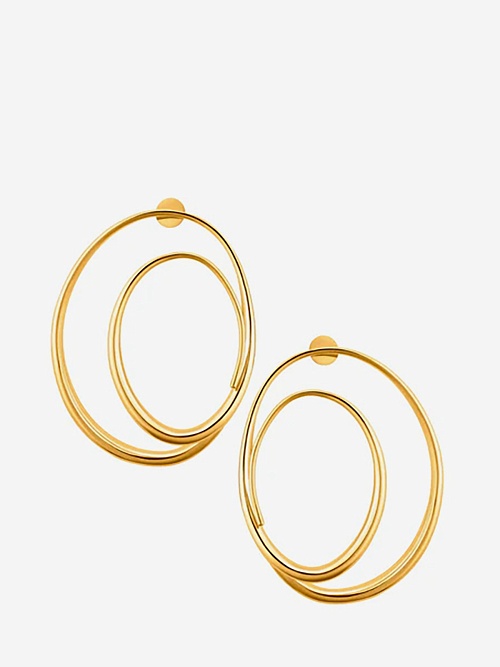 Серьги жен MISHO SUME04L Gold - 0