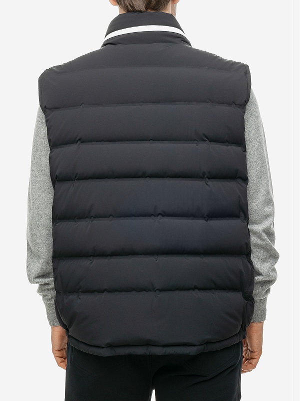 Жилет утепленный муж Brunello Cucinelli MM4031940 NERO - 3