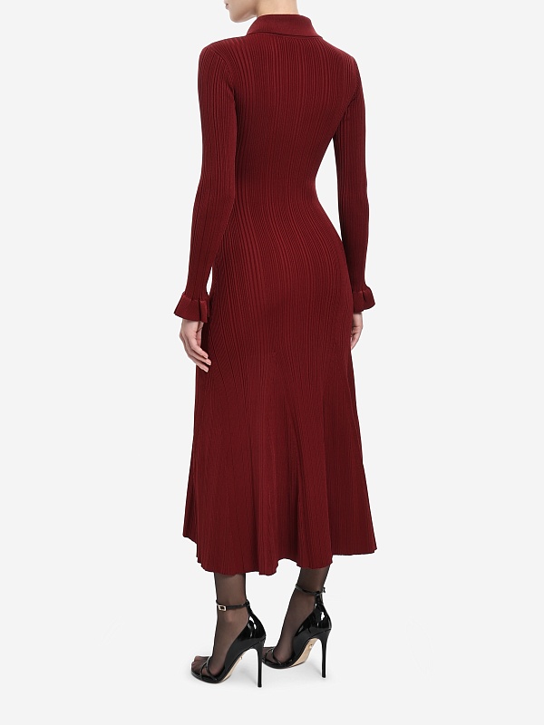 Платье жен Self-Portrait AW25-008MA-BU BURGUNDY - 3