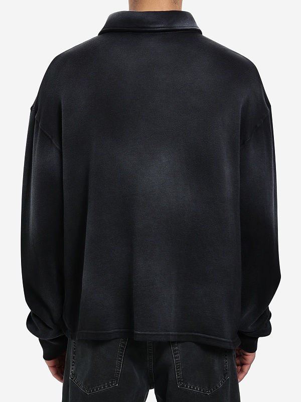 Поло с длинным рукавом муж Alchemist AMFW25MJLSP11.a Jet Black - 4