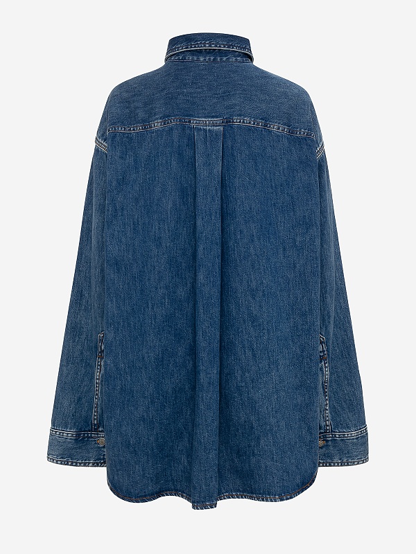 Рубашка жен Haikure HEW06073DF115 L0836 STROMBOLI BLUE - 1