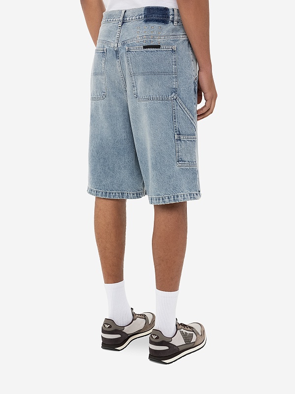 Шорты муж Ksubi MPS25WA002 DENIM - 4