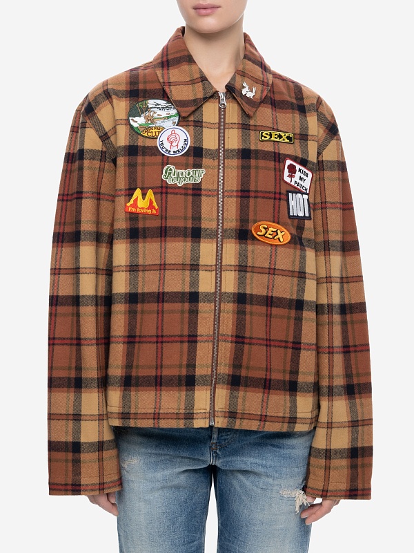 Рубашка муж Carne Bollente AW25FJK0101 Tartan - 1