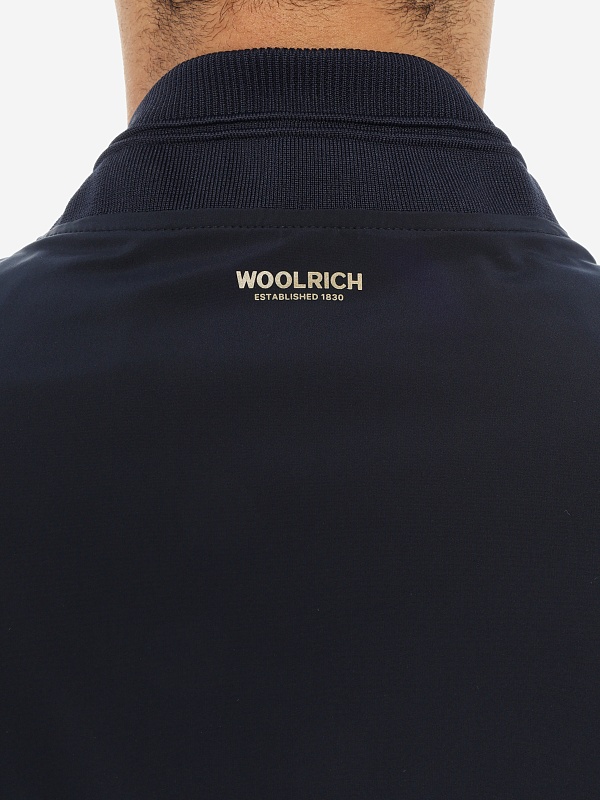 Бомбер муж Woolrich CFWOOU2145MRUT3128 MELTON BLUE - 5
