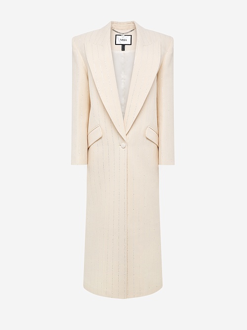 Пальто жен Nissa SRG16160 white - 0