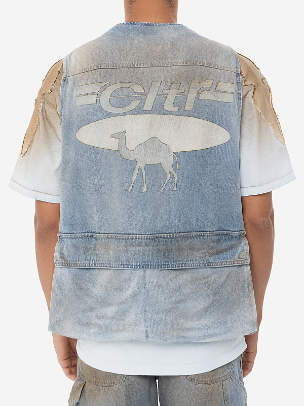 Жилет муж CULTURA S25CULT_A071 DENIM DIRTY - 4