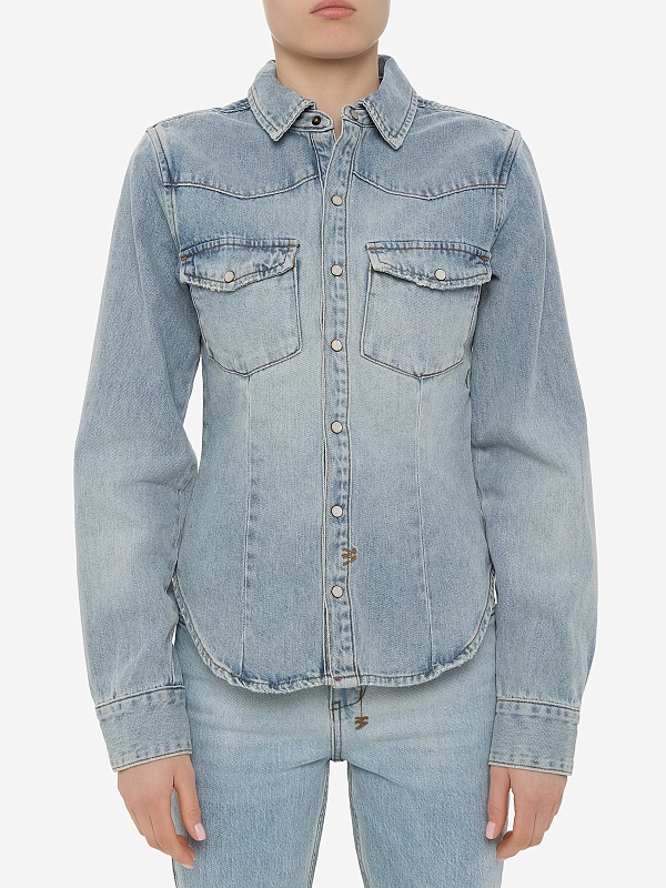 Рубашка жен Ksubi WEX24SH002 Denim - 3