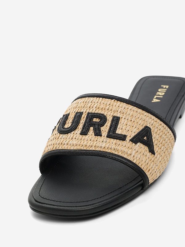 Мюли жен Furla YL55BREBX4561NN0004401 NATURALE+NERO - 6