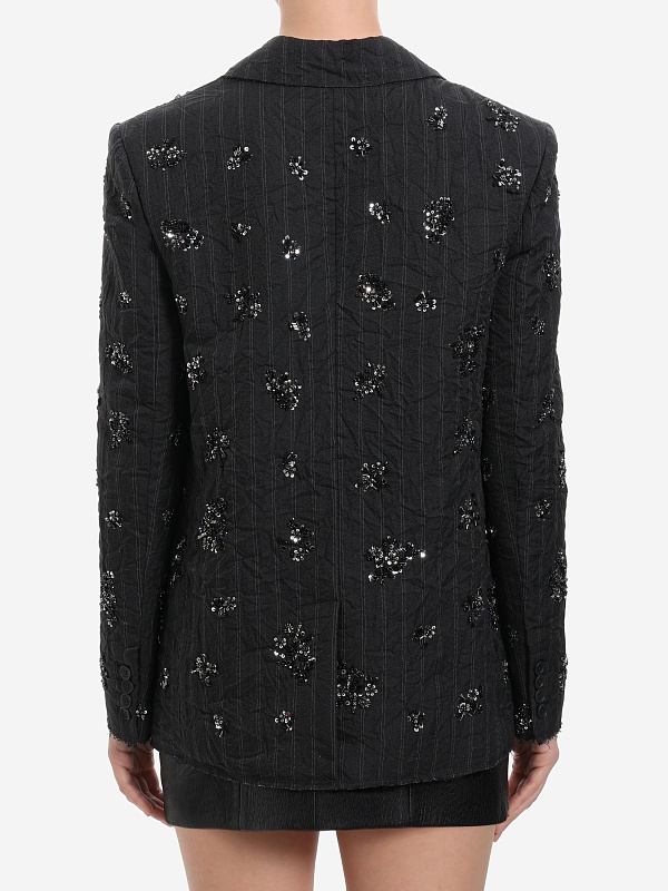 Жакет жен Simkhai 525-6122-CR CHARCOAL STRIPE - 4