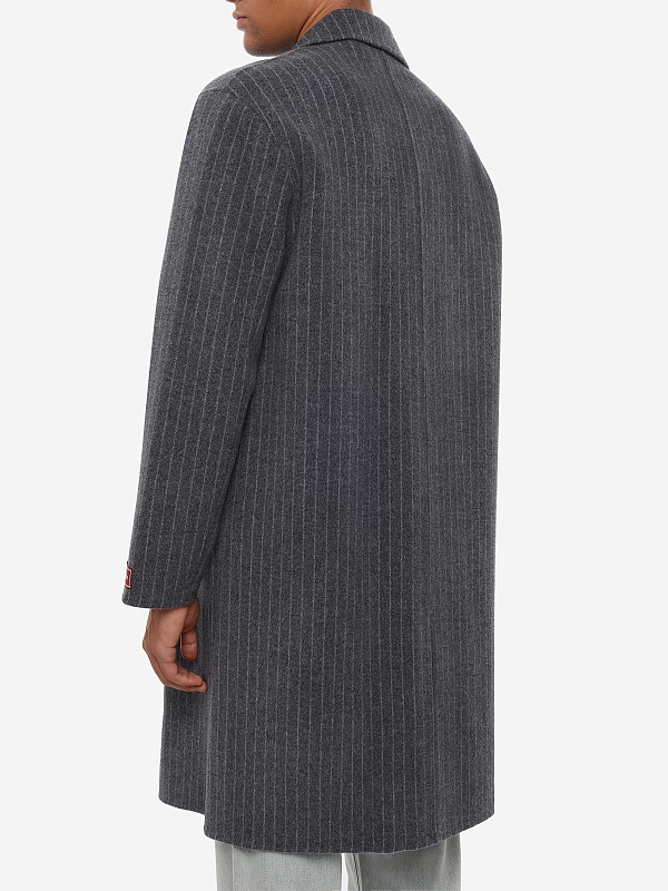 Пальто муж Drôle de Monsieur L-CT151-WO041-DGR DARK GREY - 4