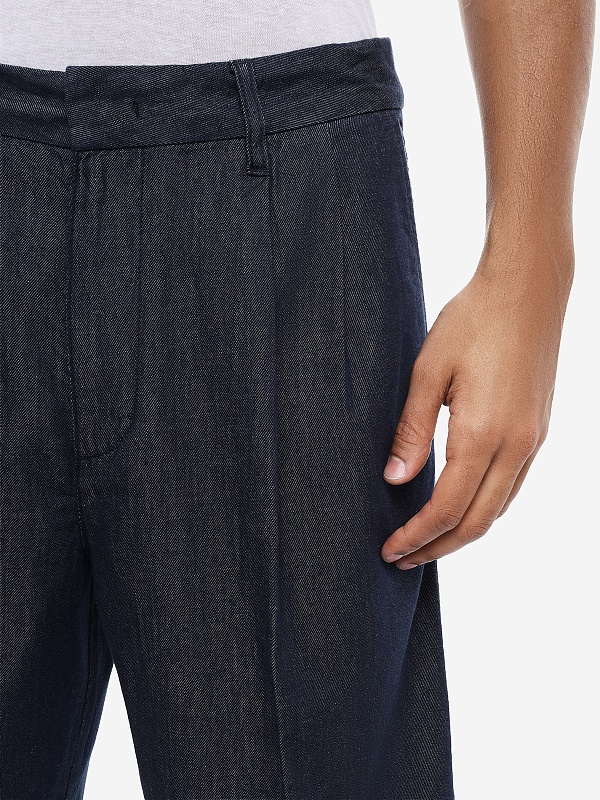 Шорты муж Emporio Armani EM005883 AF25638 MB001 BLUE DENIM - 5