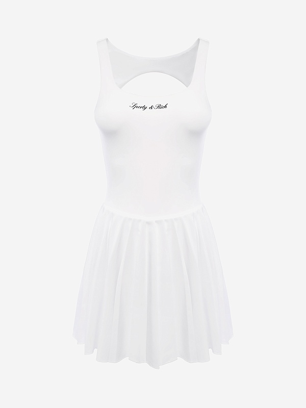 Платье жен Sporty & Rich DR00975326WH01 White Dark Navy - 0