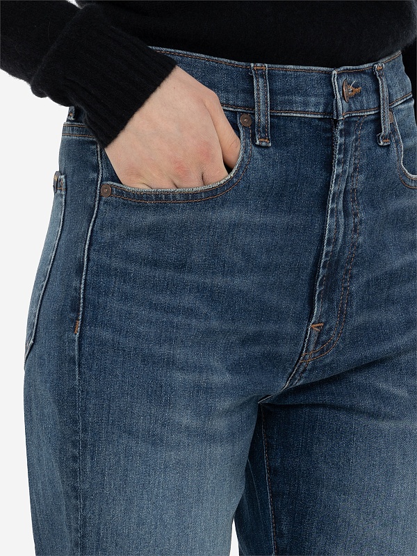 Джинсы жен 7 For All Mankind JSEM44A0HE DARK BLUE - 5