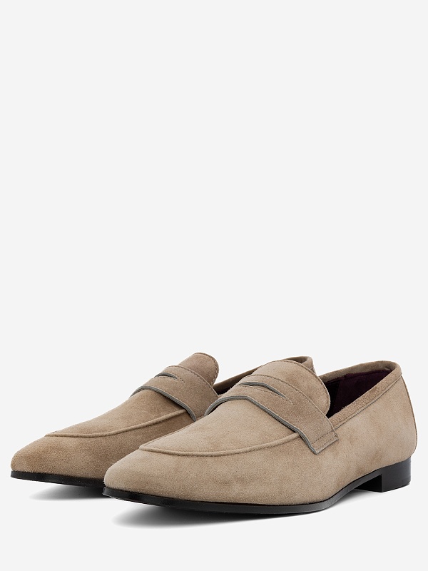 Лоферы жен Bougeotte FLASSU198B Light Beige - 4
