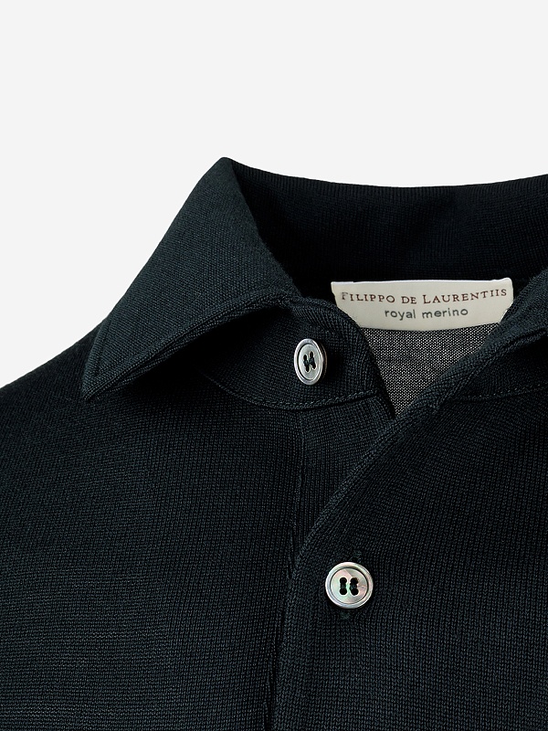 Поло с длинным рукавом муж Filippo De Laurentiis PL1MLPAR RM16R 690 VERDE SCURO - 2