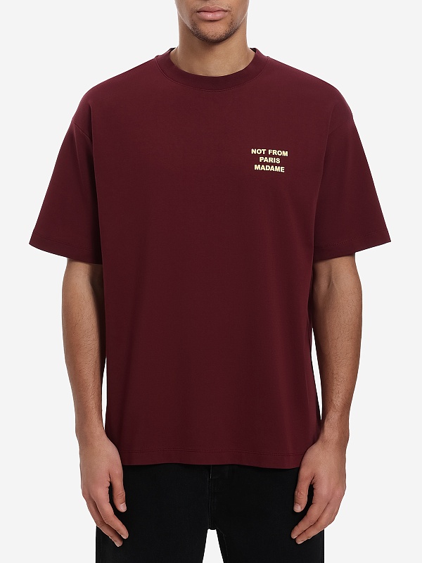 Футболка муж Drôle de Monsieur I-TS203-CO002-WN WINE - 2