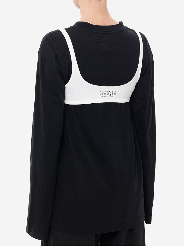 Лонгслив жен MM6 S52GC0306 STJ391 963 - 4