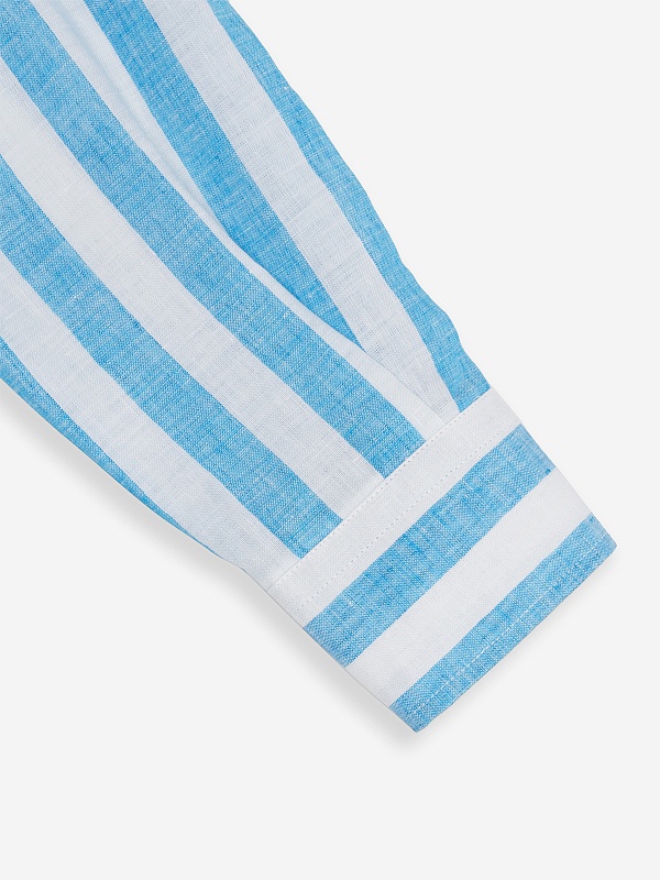 Рубашка муж Fefe Napoli CL22L111RL BLU ROYAL BIANCO - 3