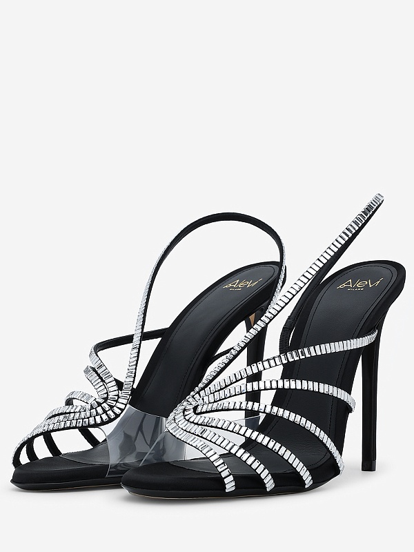 Босоножки (каблук) жен Alevi L26SC012.U.0222997 BLACK - 2