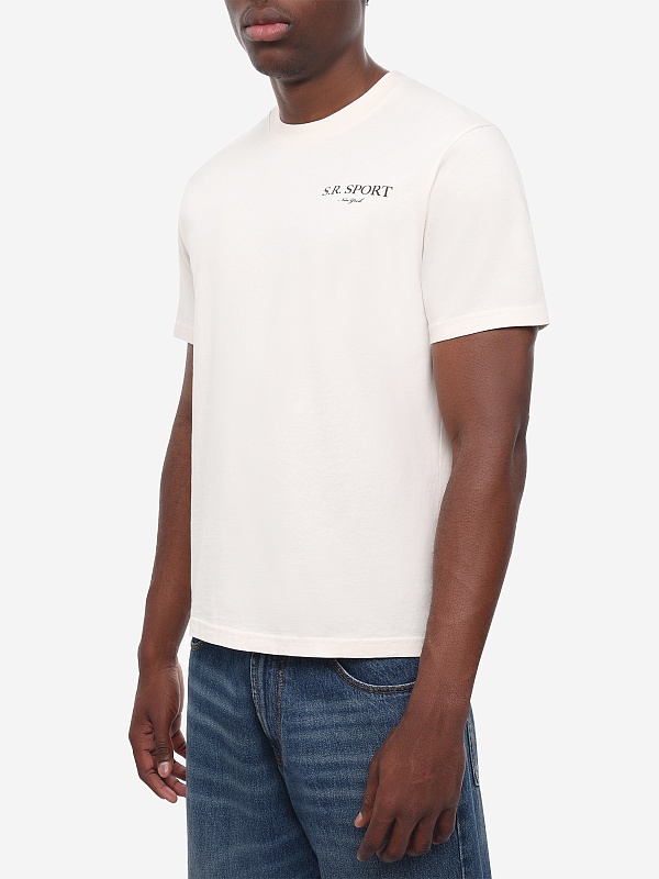 Футболка муж Sporty & Rich TO119711304WH37 Ecru - 3