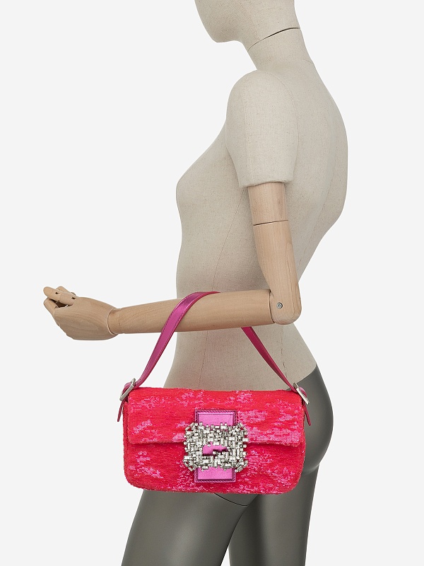 Сумка жен Gedebe HBBSEQNS NEON FUCHSIA - 4