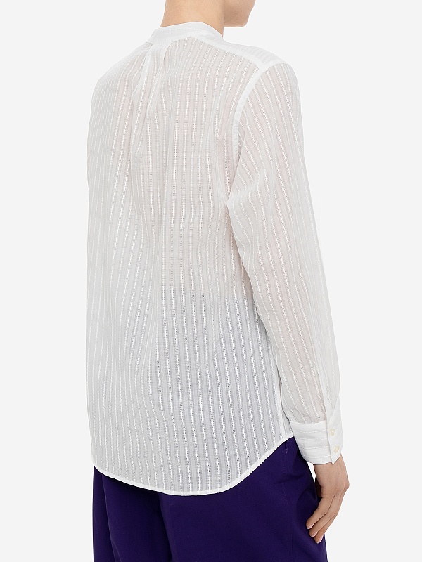 Блуза жен Officine Generale S24WSHI012 WHITE - 4