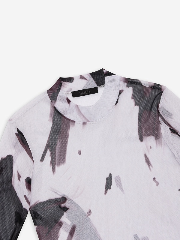 Лонгслив жен Ssheena 24SSTURTLE TS24013 DEAD LEAF - 2