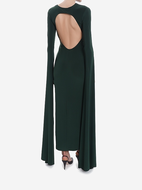 Платье жен Norma Kamali KK4253PL818869 EMERALD - 3