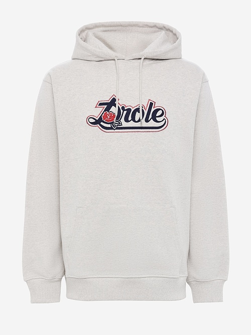 Худи муж Drôle de Monsieur I-HO189-CO127-HGRE HEATHER GREY - 0