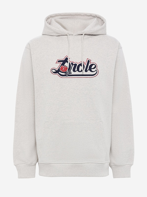 Худи муж Drôle de Monsieur I-HO189-CO127-HGRE HEATHER GREY - 5